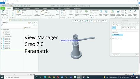 creo parametric view manager.